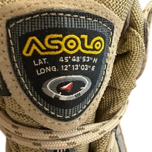 "ASOLO" Lady's Hiking Boot SZ 9 Made In Romania FSN 70 GTX Waterproof SEE PICS - Picture 7 of 11